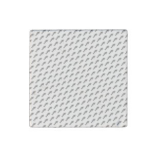 Fish skeleton stone magnet