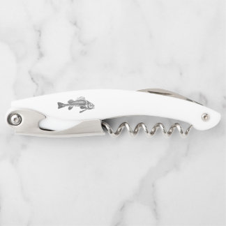 Fish skeleton waiter's corkscrew