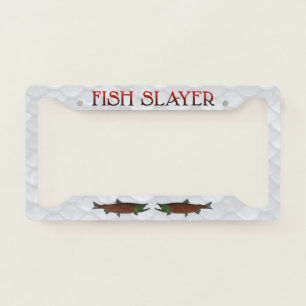 Fish Slayer - License Plate Frame