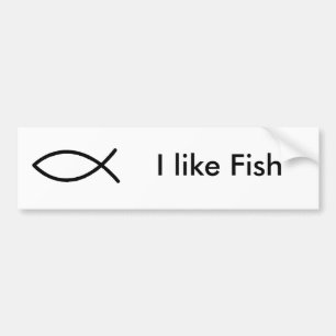 Fish Society Bumper Sticker