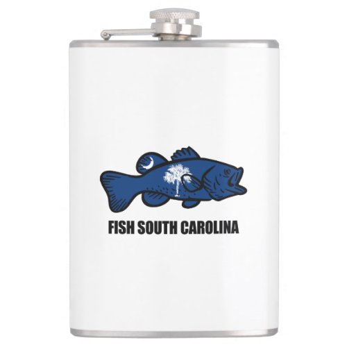 Fish South Carolina Flask