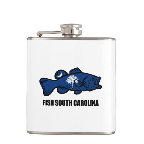 Fish South Carolina Flask