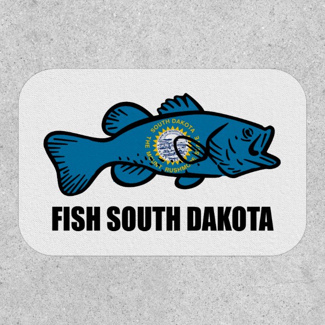 Fish South Dakota Patch (Front)