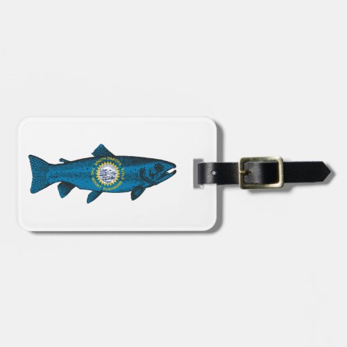 Fish South Dakota Trout Luggage Tag