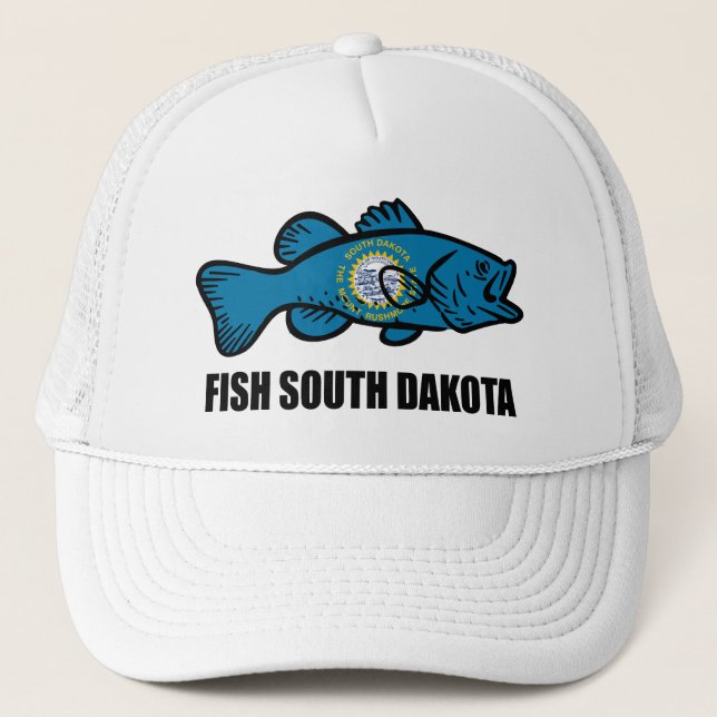Fish South Dakota Trucker Hat (Front)