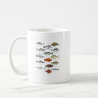 Fish Species Biology Types Of Saltwater Fish Fishi Coffee Mug