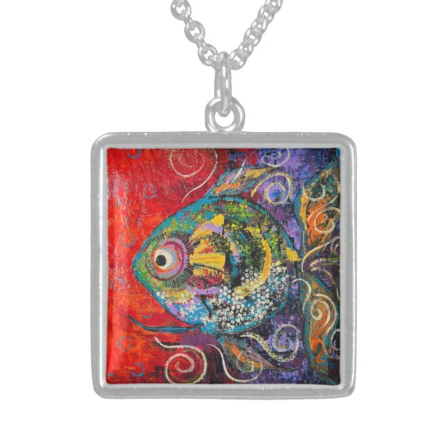 Fish Sterling Necklace (Front)