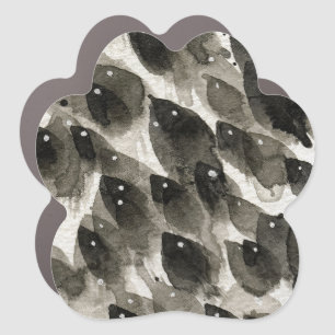 Fish Storm Car Magnet