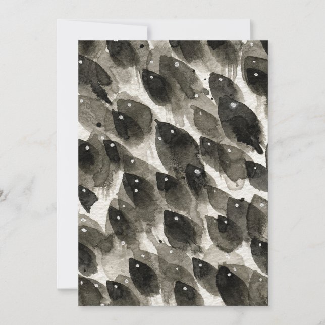 Fish Storm Holiday Card (Front)