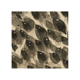 Fish Storm Wood Wall Art