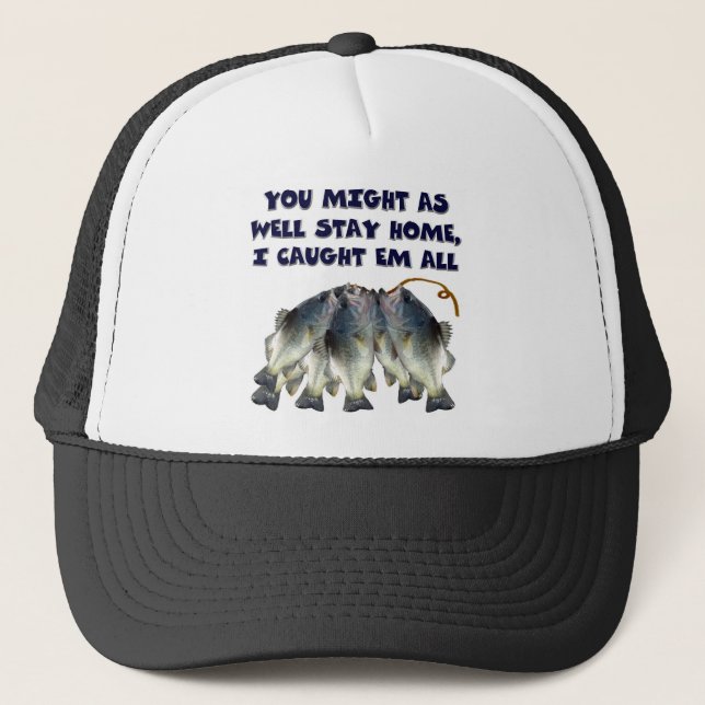 fish stringer trucker hat (Front)