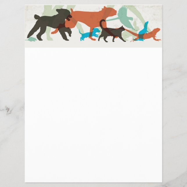 Fish Swim Birds Fly Dogs Walk Pet Sitter Flyer (Front)