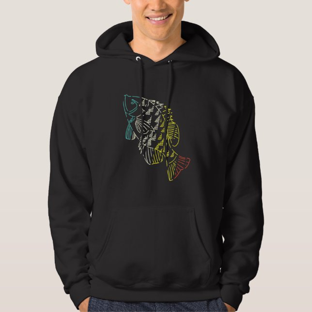 Fish Swim Bluegill Hoodie (Front)