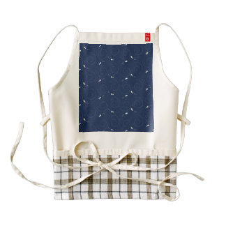 Fish Swimming in the Deep Blue Sea Zazzle HEART Apron