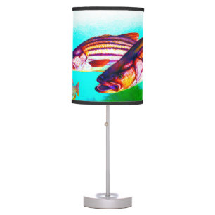 Mega BASS / Bass lamp Bass fishing Sea bass fish Night lights Lamp for bedroom Table lamp Wooden lamp LED cheapest lamp