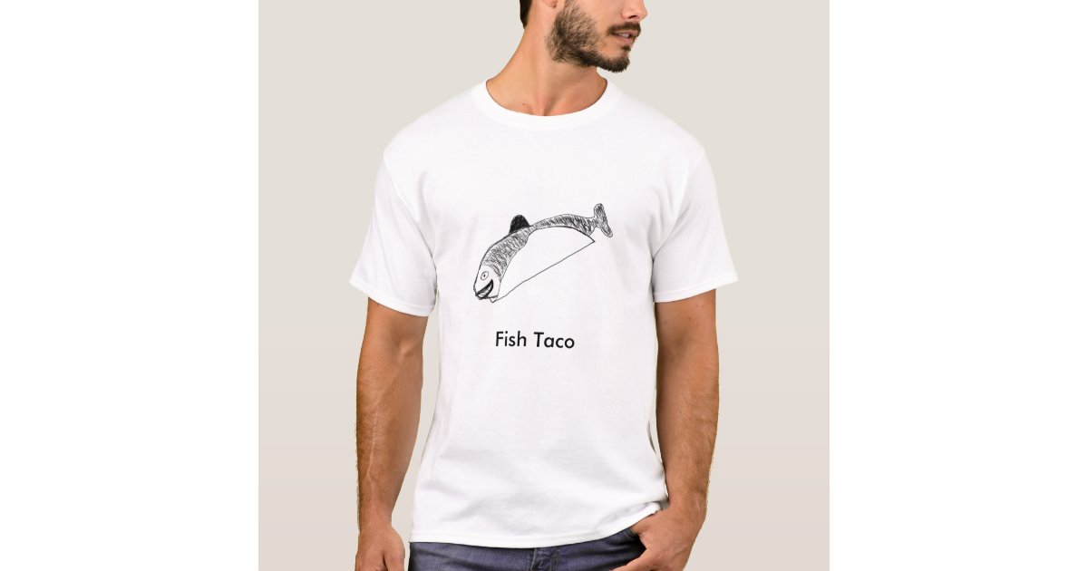 Fishing Shirt Fisherman Gift T-shirt Let's Taco Bout Fishing