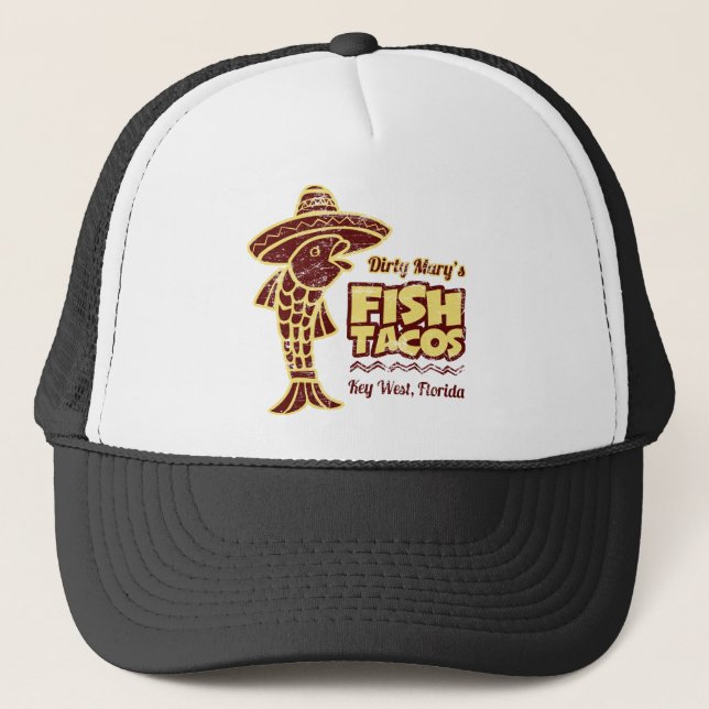 Fish Tacos Trucker Hat (Front)
