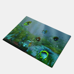 Fish Tank Aquarium Art Doormat