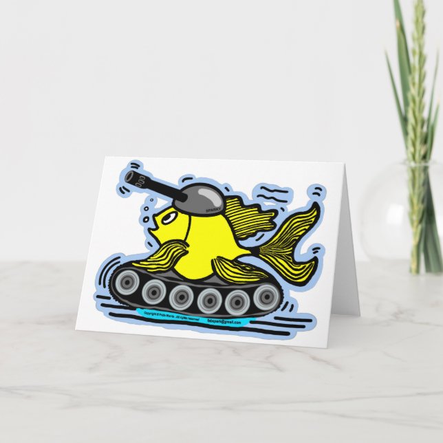 Fish tank card (Front)