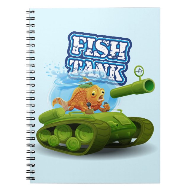 Fish Tank Humorous Notebook (Front)