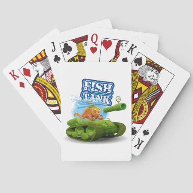 Fish Tank Humorous Playing Cards (Back)
