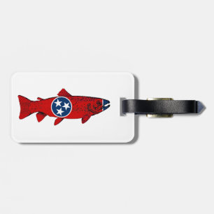 Fish Tennessee Trout Luggage Tag