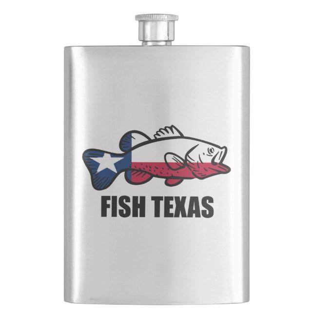 Fish Texas Flask (Front)