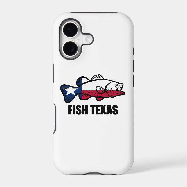 Fish Texas Iphone Case (Back)