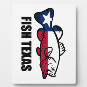 Fish Texas Plaque