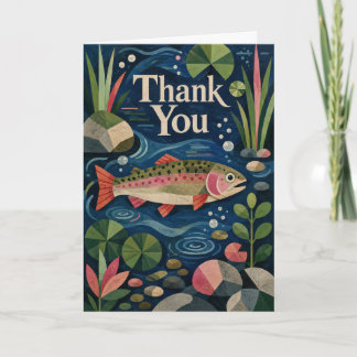 Fish Thank You Card | Trout Thank You Card