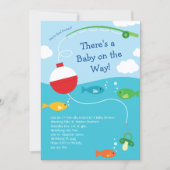 Fish Theme Fishing Baby Shower for Fishermen Invitation (Front)