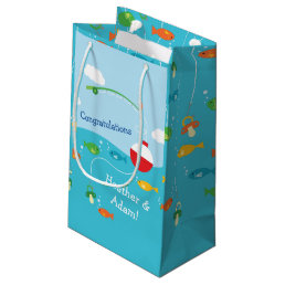 Fish Theme Fishing Baby Shower for Fishermen Small Gift Bag