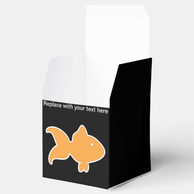 Fish Theme Party Favor Box (Opened)