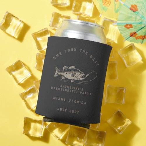 Fish Themed Custom Fishing Bachelorette Party Can Cooler