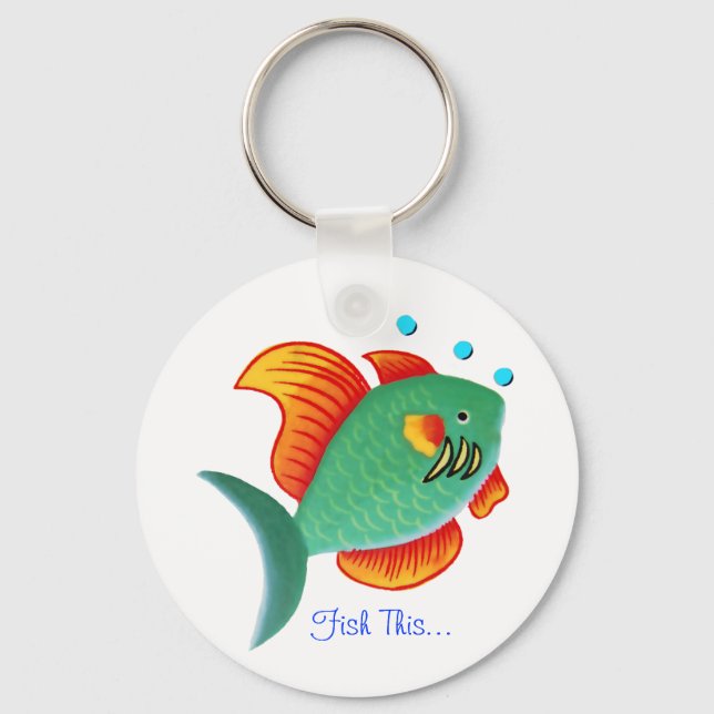 Fish This Keychain (Front)