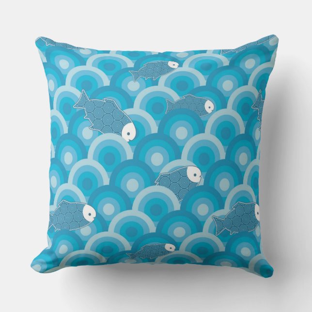 Fish Throw Pillow (Front)
