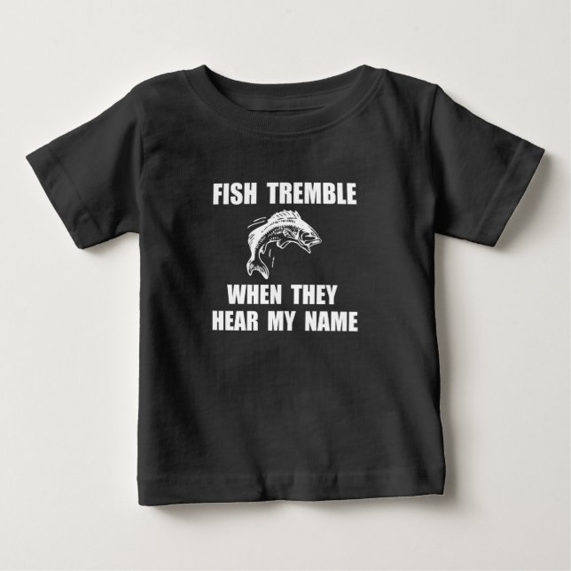 Fish Tremble Baby T-Shirt (Front)