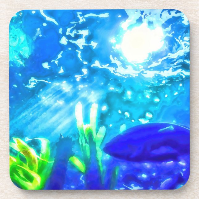Fish Under The Sea Drink Coaster (Front)