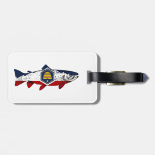 Fish Utah Trout Luggage Tag