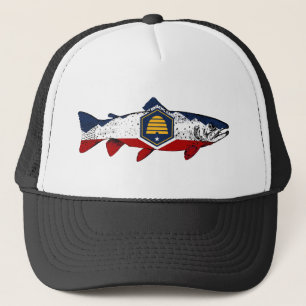 Fish Utah Trout Trucker Hat