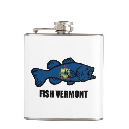 Fish Vermont Flask