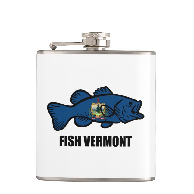 Fish Vermont Flask (Front)