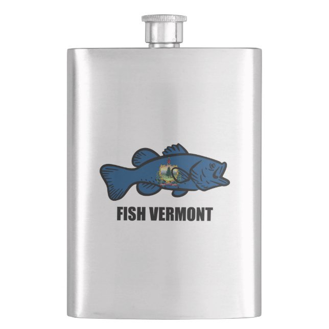 Fish Vermont Flask (Front)