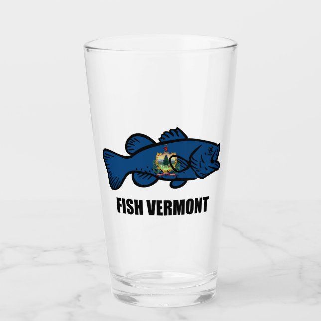 Fish Vermont Glass (Front)
