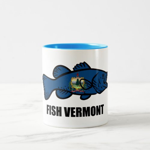 Fish Vermont Two_Tone Coffee Mug