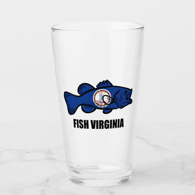 Fish Virginia Glass (Front)