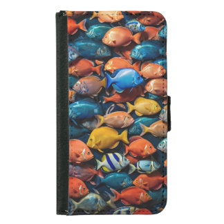 Fish Voyager Samsung Galaxy S5 Wallet Case