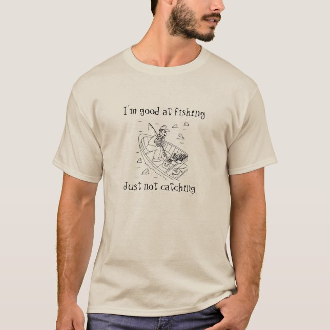 Fish vs fisherman T-Shirt (Front)