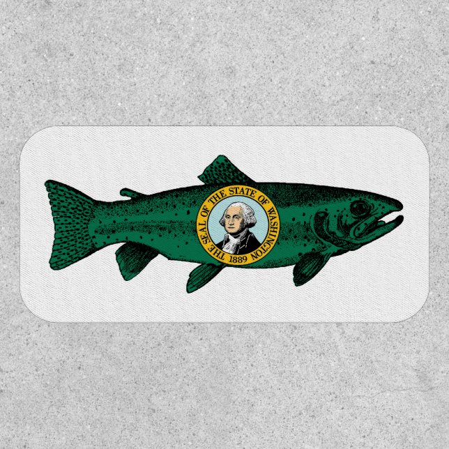 Fish Washington State Trout Patch (Front)