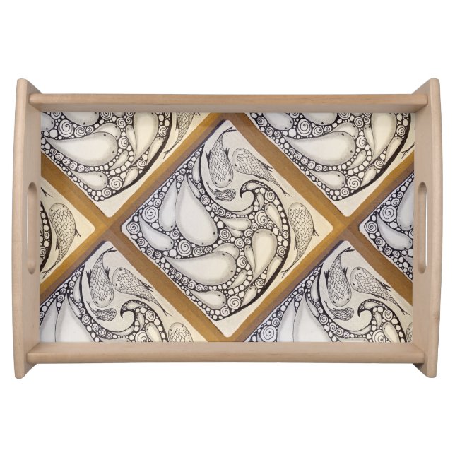 "Fish Wave" Tray (Front)